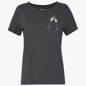 J. Crew Grey Champagne T-Shirt S NWOT